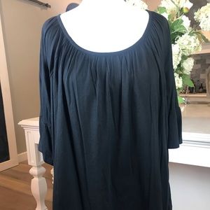 NWT Michael Kor’s navy blue blouse (1X)